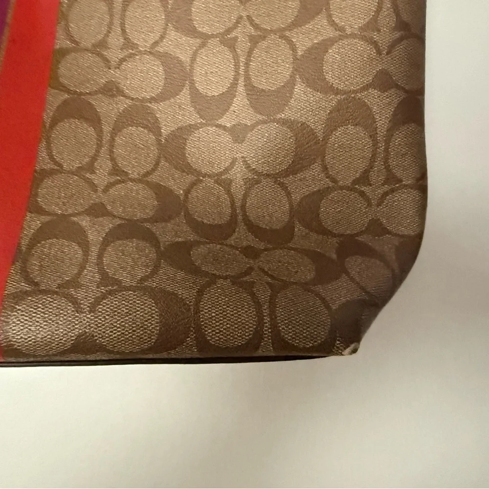 Coach tote signature